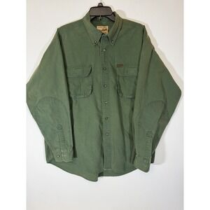 Woodrick Original Outdoor Wear Men's XL Long Sleeve Shirt‎ Green